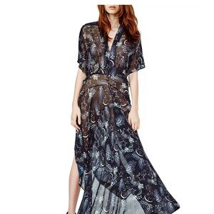 Maje
Rigane Sheer Maxi Dress size medium (2)